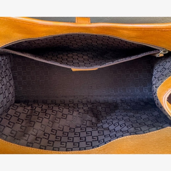 Certified Authentic Vintage Gucci Jackie Leather Dual Shoulder Handles Bag, COA - Picture 10 of 15